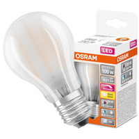 LED-Lampe E27 A60 11W = 100W 1521lm 2700K Warm 300° CRI90 Glühfaden Dimmbar OSRAM SUPER STAR+