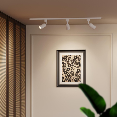 Bus-Hängelampen-Kit 1m + 3x LED GU10 Einphasig Weiß EasyLink Shea Philips