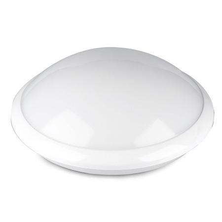 Plafond LED-Deckenleuchte E27 IP44 Rund mit Mikrowellensensor Schwarz VT-8002 C V-TAC