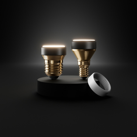 LED Reflektor Glühbirne E14 3.5W = 26W 270lm 2700K Warm 100° Dimmbar FLAT LAMP Osram