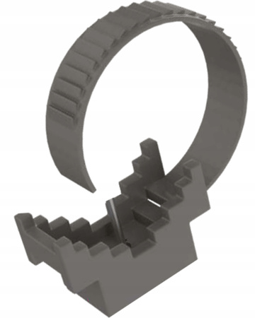 UP-22-UV Riemenhalterung für Kabel Schwarz 200 Stück ECOLIGHT