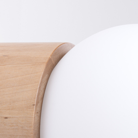 Wandleuchte BOOMO G9 Holz Modern SOLLUX