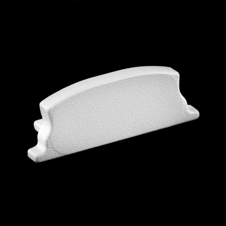 Aluminium LED-Profil KM34 mit Klarglasabdeckung und Endkappen, 1m Silber LUMILED