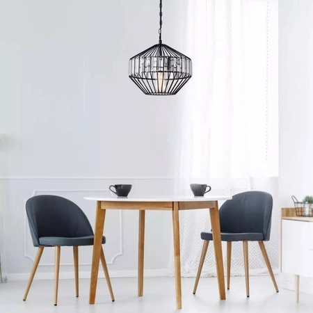 E27 Metall und Kristall Pendelleuchte T:33x30cm VT-7334 V-TAC