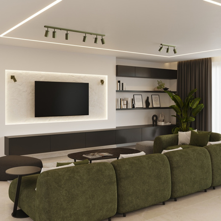 Tuba Spot Reflektor Deckenleuchte 2x GU10 Olive Ring Bittersweet Shimmer SL.1501 Sollux