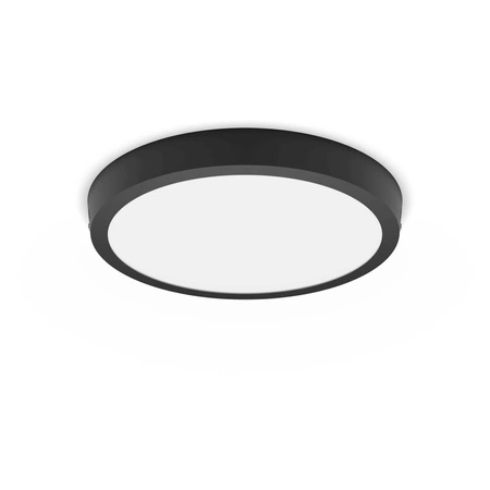 Plafond Panel LED Deckenanbauleuchte MAGNEOS 20W 2700K 28cm Schwarz Downlight Rund PHILIPS