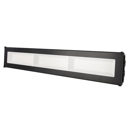 Industrielle lineare LED-Hochregallampe 150W 16500lm 5000 Cold 110° Schwarz IP65 Masterled