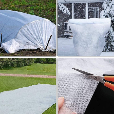 Agrotextil-Federabdeckung 1,1 x 10m 17 g Weiß