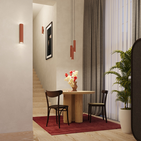 Decke Pendelleuchte Überhängend Tuba Spot 2x GU10 Ocker Rot Lagos Ozean Grün SL.1490 Sollux