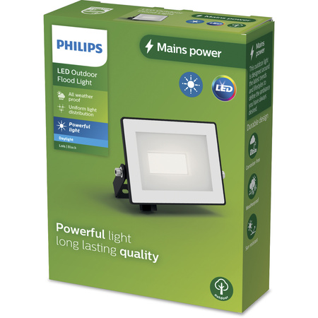 LED-Flutlicht Reflektor 10W 950lm 5000K IP65 Schwarz Lois Philips