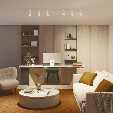 Innerer linearer Schaltverbinder für LED-Beleuchtungsstromschienen Einphasig Weiß EasyLink Philips