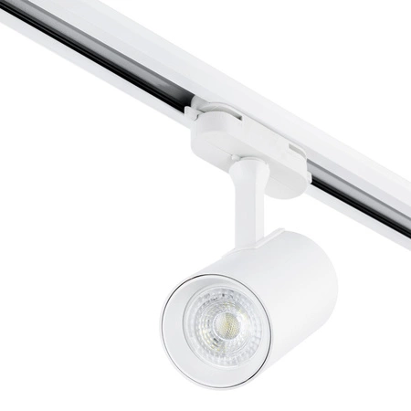 GU10WHITE Stromschienenstrahler für einphasige Stromschienen Verstellbare Stromschienenbefestigung SPOT Lampe