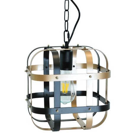 SUFFICATE Hängelampe E27 Schwarz-gold GOLDLUX (Polux)