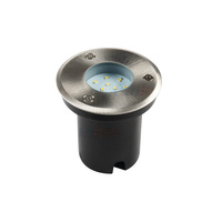 GORDO N LED 1W 6500K IP67 Runde silberne Gartenlampe Kanlux