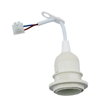 Baurenovierungs-Lampenfassung für eine E27-Glühbirne provisorische Lampe mit Kabel und Klemmenblock