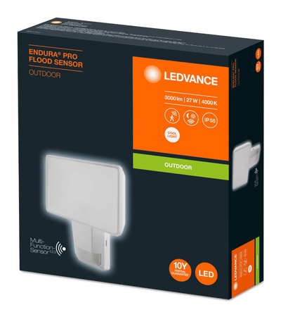 LED-Flutlicht 27W 4000K IP55 Weiß mit Bewegungsmelder LEDVANCE Flutlicht Endura Pro