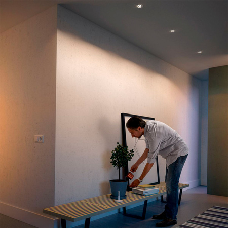 3x Halogen-Steckleuchte ENNEPER GU10 rund beweglich weiß PHILIPS