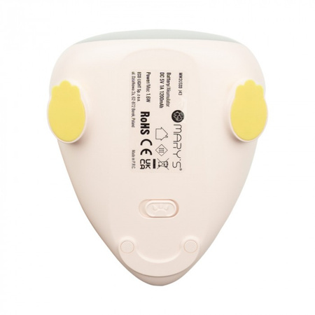 Kinder LED-Nachtlicht 1.6W 3000-6500K Warm und Kalt USB Wiederaufladbar 1200mAh Rosa DINO MARY'S