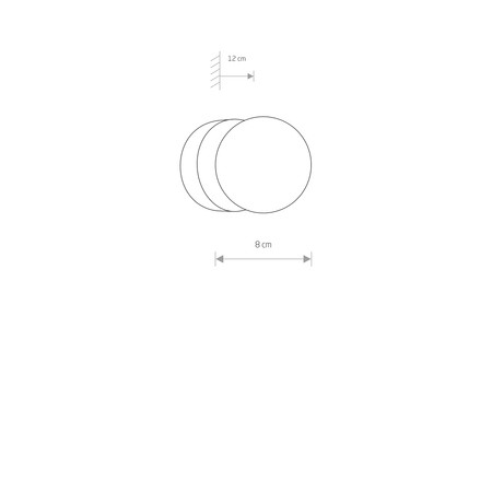 BRAZOS 6948 Nowodvorski Silber Wandleuchte G9Wandleuchte Glasschirm Stahl+Glas Minimalistisch