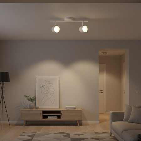 Decken-/Wandleuchte verstellbar 8,4W LED RAWI 2 weiß 3000K GOLDLUX (Polux)