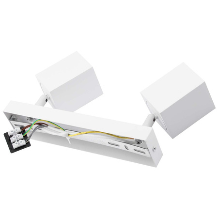 Decken-Reflektor-Wandleuchte 2xGU10 QUANTUS Weiß