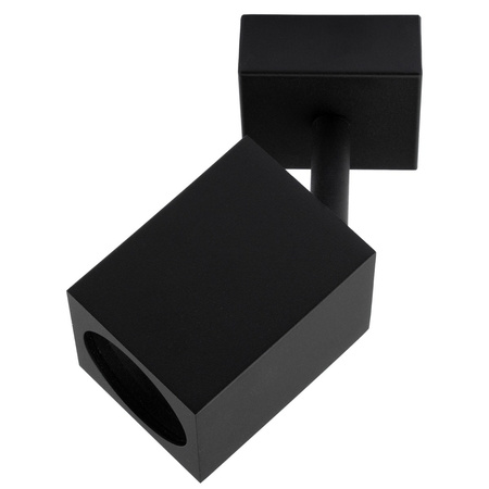 Decken- und Wandleuchte GU10 QUANTUS Reflektor Schwarz