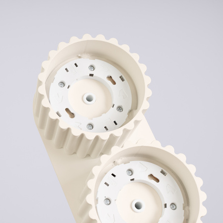 Anbauleuchte 2x GX53 Aluminium Beige Aura Deep Space SL.1793 Sollux