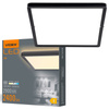 Plafond LED-Deckenleuchte Aufbauleuchte 22W 2900lm 4000K Neutral Schwarz Videx