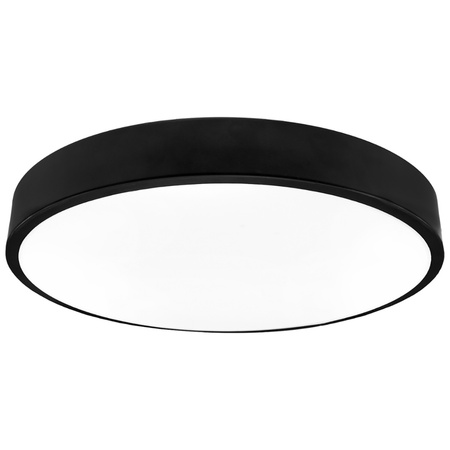 Plafond LED Deckenanbauleuchte 36W 4000K CRI>85 HOUSTON Schwarz 40cm