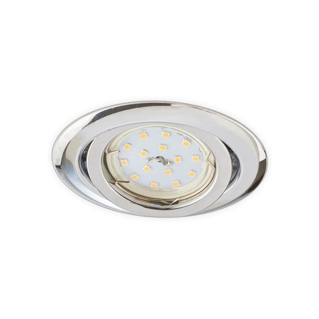 Halogen-Deckenleuchte GU10 MR16 OH15 Rund Beweglich Chrom Kobi