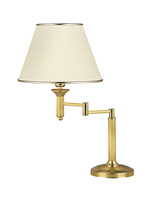 CLASSIC E27 Tischlampe Nachtclub 53 cm Lampenschirm Classic Ecru Gold Jupiter