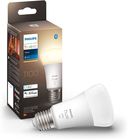 LED-Lampe E27 A60 9.5W 2700K Warm PHILIPS HUE Weiß Bluetooth Zigbee