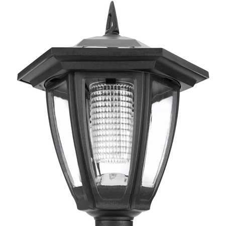 Solarlampe für Außen – Stehleuchte Garten Pfosten 70 cm