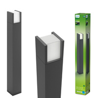 LED-Gartenleuchte ARBOUR 3.8W 2700K IP44 Mast 77cm Anthrazit PHILIPS