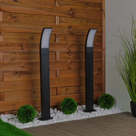 Gartenleuchte 11W, Außenstehleuchte Pollerleuchte 4000K 80cm ANVES LUMILED
