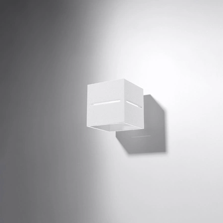 Wandleuchte LOBO G9 Cube Up-Down Modern Weiß SOLLUX