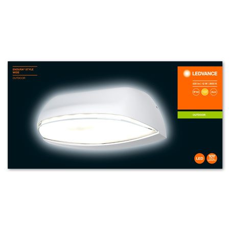 Wandleuchte Fassadenleuchte Außenleuchte 12W 530lm 3000K weiß Endura Style Wide LEDVANCE