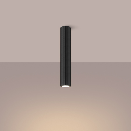 Tuba Spot Deckenleuchte GU10 Schwarz Carbon Deep Space SL.1571 Sollux