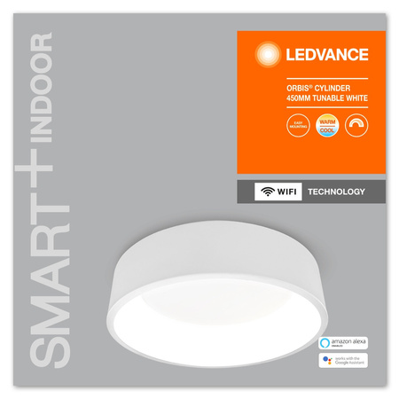 LED Deckenleuchte ORBIS Zylinder 24W 3300lm warm-kalt 45cm SMART+ WiFi LEDVANCE
