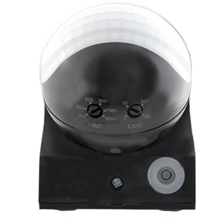 Bewegungsmelder für den Außenbereich Einstellbarer PIR IP44 Schwarz