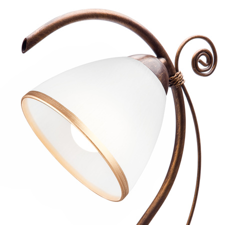 RETRO E27 Weiß Holz Klassisch Tischlampe LN-1.51 Lamkur