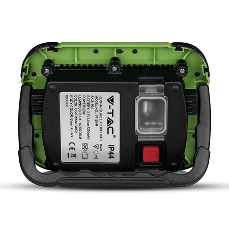 LED Fluter 50W 4000lm 4000K IP44 Schwarz+Gelb Samsung Chip VT-51 V-TAC