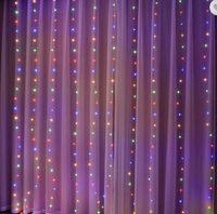 LED-Vorhang USB 5V 300xLED auf Fernbedienung RGB LVT