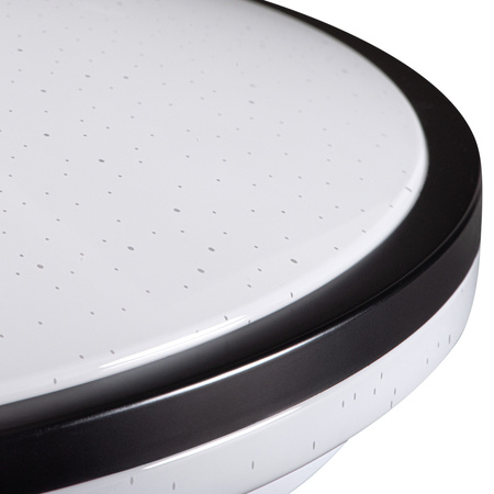 LED Plafond ARVOS Deckenleuchte 37W CCT Schwarz + Fernbedienung KANLUX