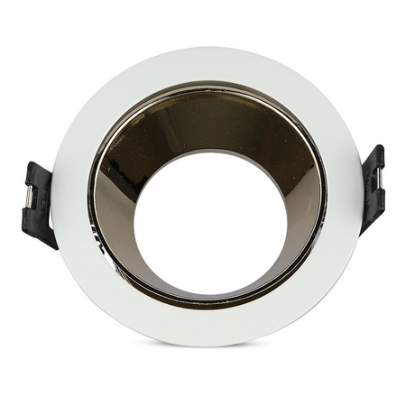 Deckeneinbauleuchte GU10 Öse rund Weiß/Gold VT-872 V-TAC