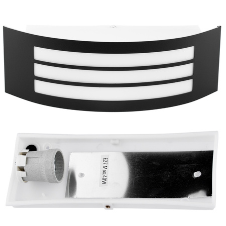 Gartenwandleuchte Erhöhung Außenleuchte E27 IP44 DORIS