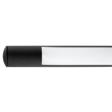 LED-Wandleuchte LUNA BLACK Metall 90cm moderner Stil IP54