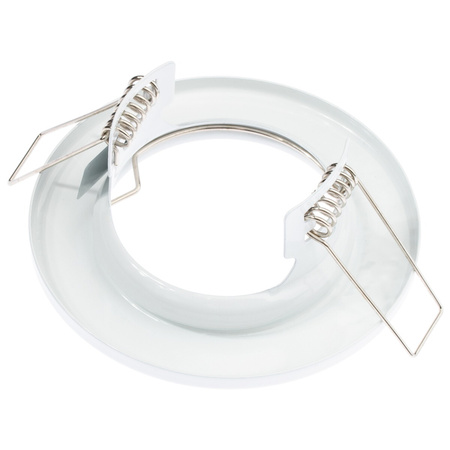 Einbaustrahler GU10, MR16 Einbauspot HALOGEN Runde Fest Weiß Blech LUMILED