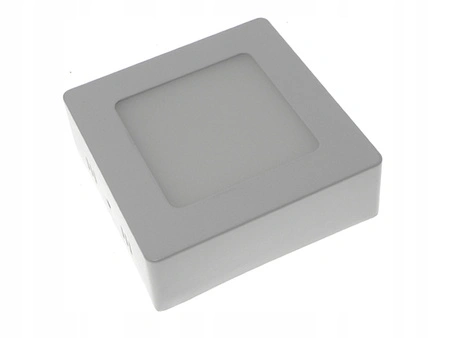 LED-Panel-Deckenleuchte 6W 480lm 4000K neutralweiß Anbauleuchte Quadratisch Weiß Proma Masterled