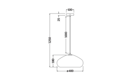 Dekorative Decke Pendelleuchte E27 Überhang Braun Karton Dekor Ledvance